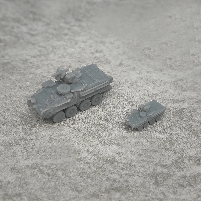 

5PCS M1127 Wheeled Reconnaissance Vehicle 3D Printing Resin Tank Model Armored Infantry Carrier Vehicles DIY Car Toys for Kids