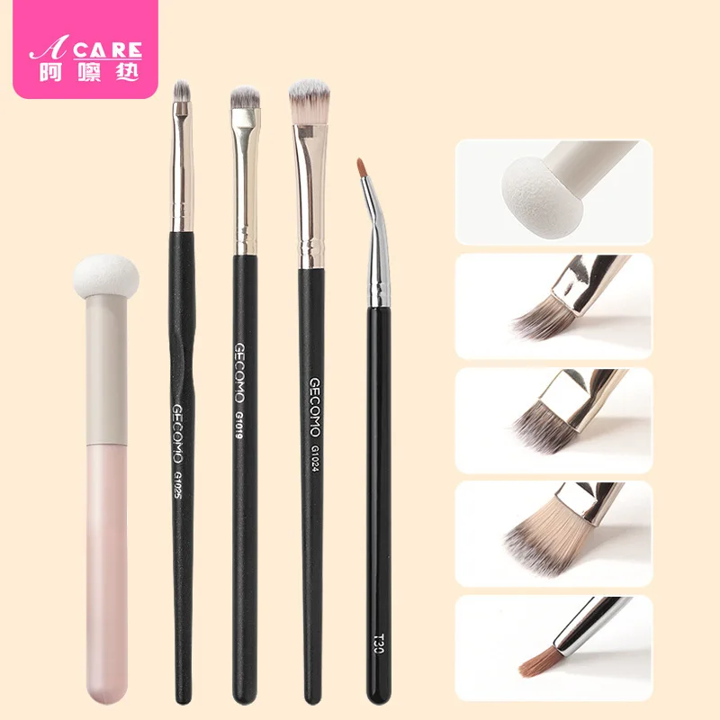 DX01/Concealer brushB1PQ0-Gemakkelijk te gebruiken/Make-upborstel Sponshoes Donkere kringen Platte kopborstel Oogschaduwborstel Lip Draagbaar