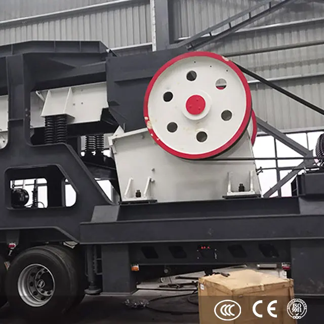 YG Large Capacity Mobile Jaw Crusher Station Limestone Granite River Stone Crusher Plant