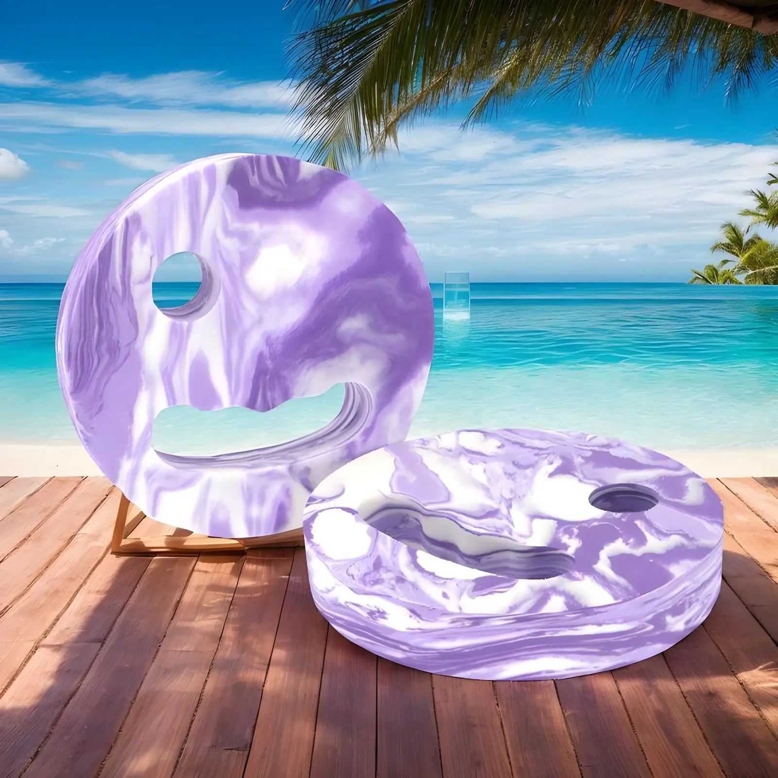 Discos de ejercicio para piscina, discos de entrenamiento aeróbico de espuma EVA, diseño antideslizante, ayuda de flotación resistente para entrenamiento en piscina para principiantes y jóvenes