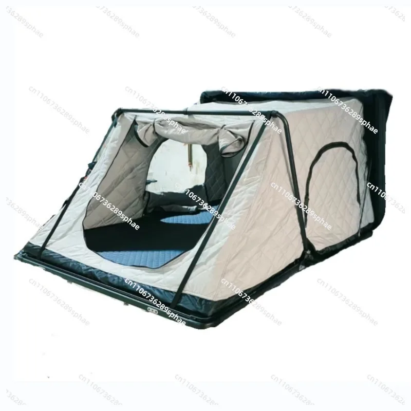 

Spacious Family Size Car Roof Top Tent with 3- 4 Person Capacity Weatherproof for Glamping and Road Trips