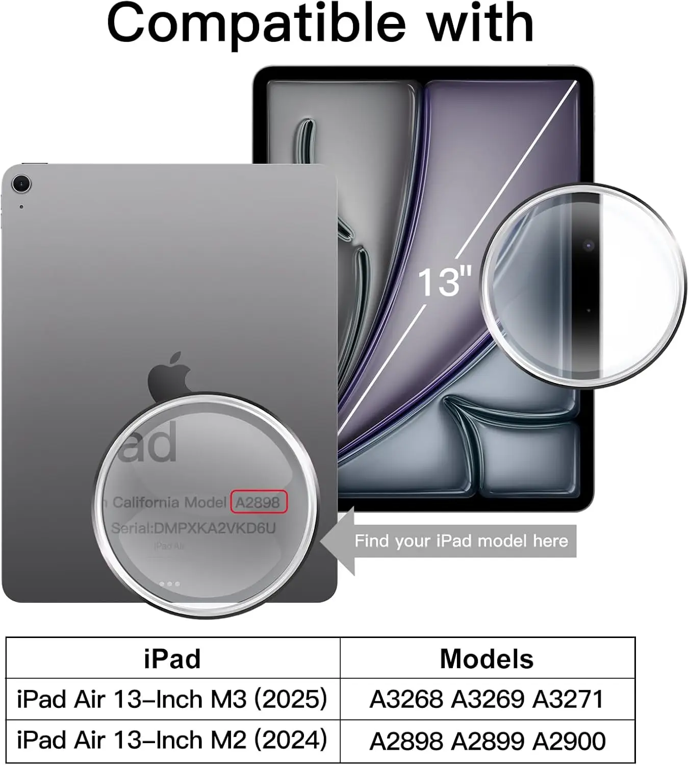 Screen Protector for iPad Air 13-Inch M3/M2 (2025/2024) 13.0