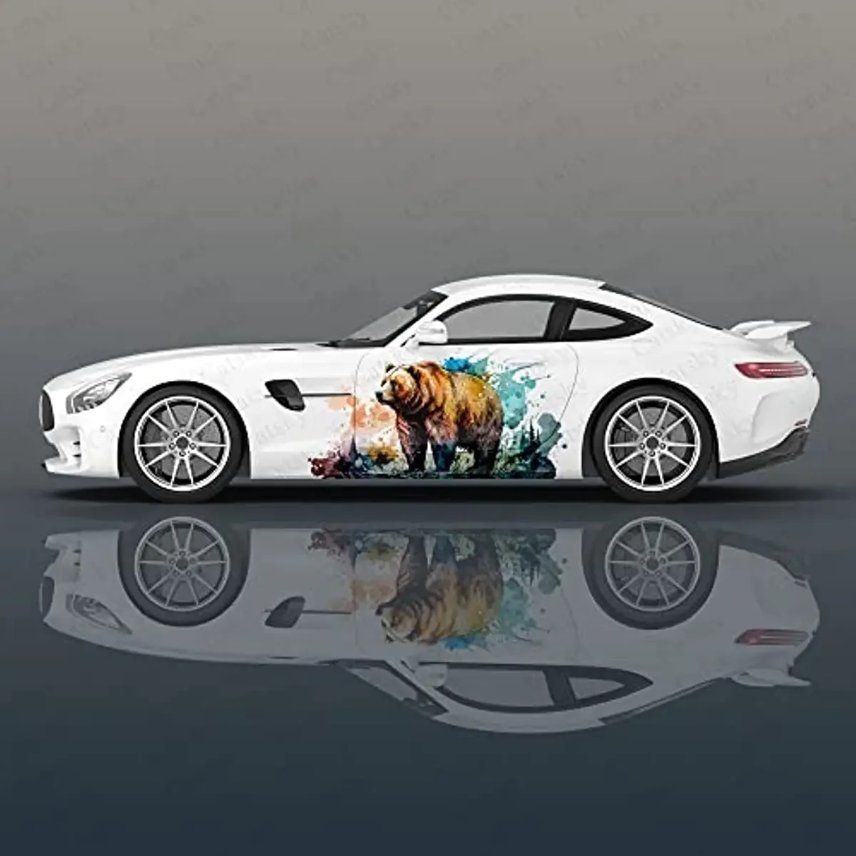 Premium Bear Car Decals: Adorable & High-Quality Vinyl Stickers for Personalized Vehicle Styling - Fun and Unique