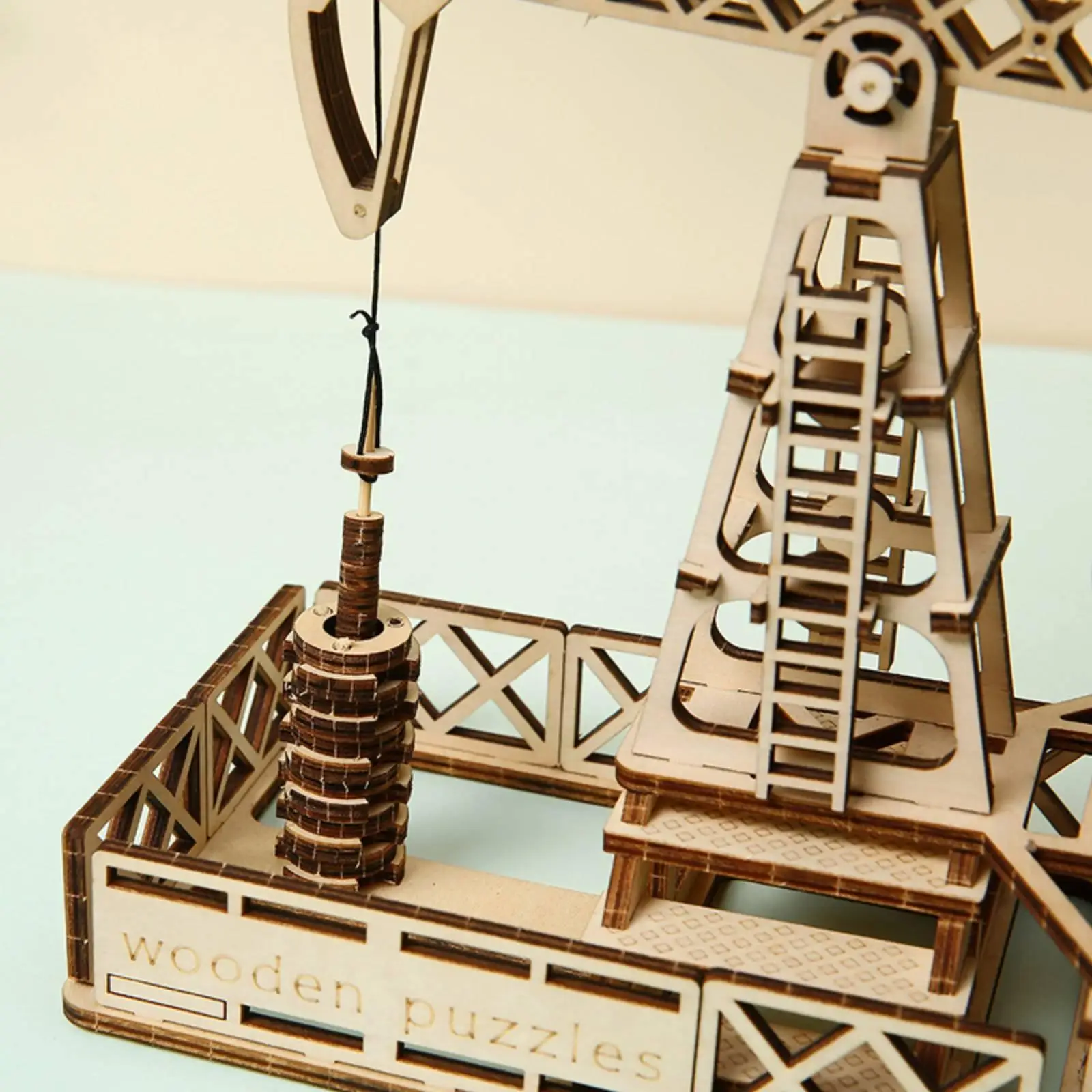 children-3d-puzzle-wooden-puzzles-3d-diy-mechanical-oil-arm-model-wood-3d-puzzle-toy-for-learning-spatial-skills