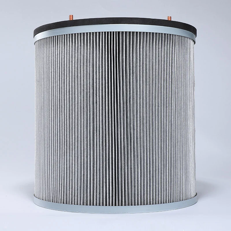 Four-screw hoisting membrane dust removal filter cartridge anti-static flame retardant dust removal cartridge filter