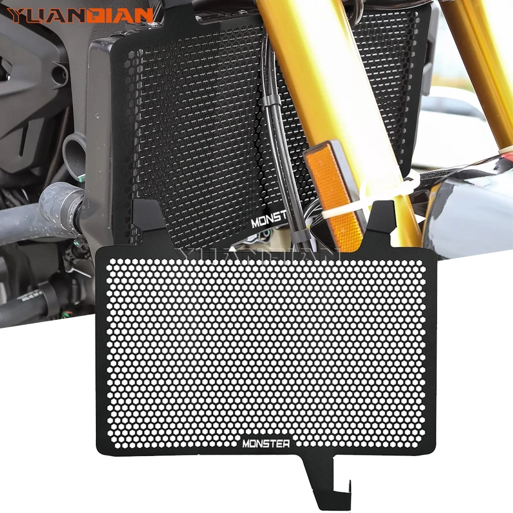 

For Ducati Monster937 Monster950 MONSTER 937 950 2021 2022 2023 2024 Motorcycle Radiator Grille Guard Cover Covers Protector