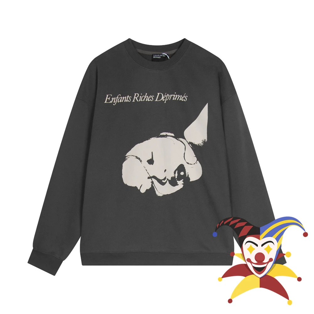 2024fw Enfants Riches Deprimes Sweatshirts Men Women Oversize Streetwear ERD Oversized Crewneck