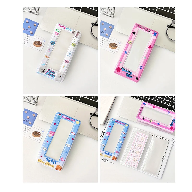 KPOP Cute Storage Album Card Holder Life Four Cuts Album Photo Idol Photo Card Packaging Supplies Postcard Collector Card