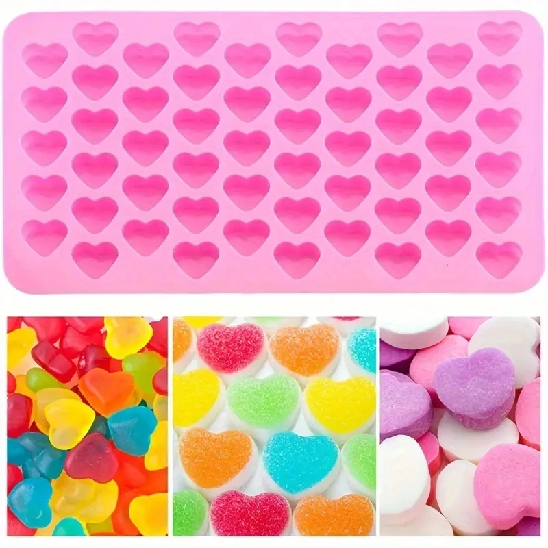 

55 Grids DIY Handmade Chocolate Mold Silicone Mold Heart Chocolate Silicone Mold Baking Supplies Party Gummy Candy Making Tools