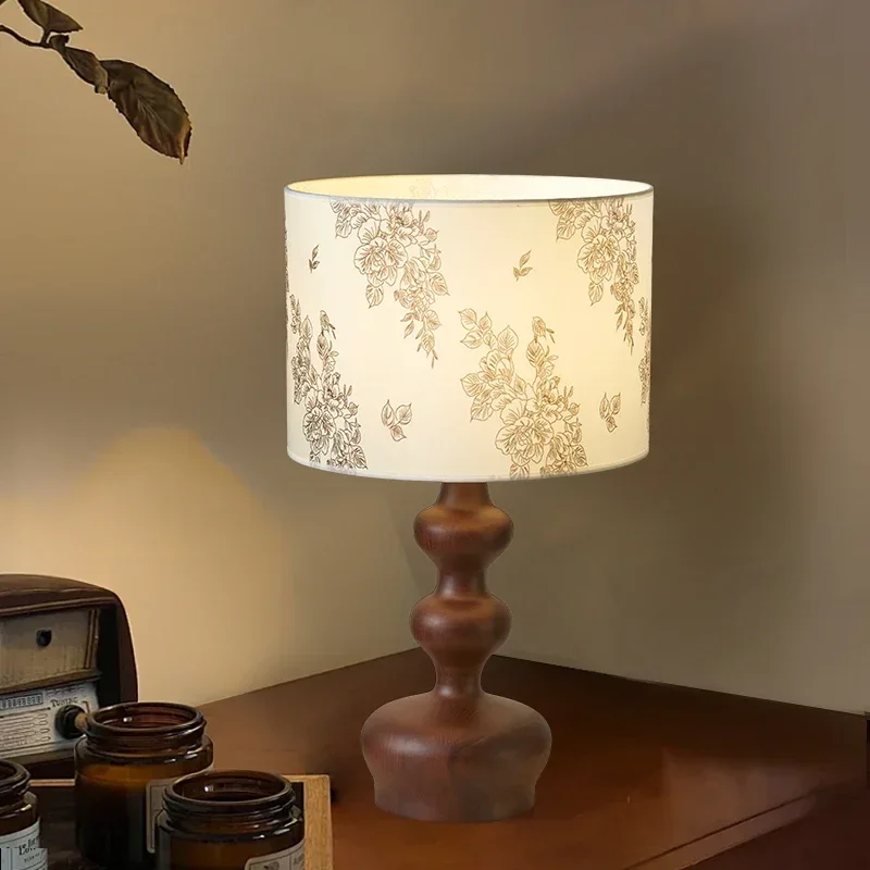 ELARA Contemporary Table Lamp Retro Creativity Living Room Study Villa Hotel Bedroom LED Bedside Desk Light