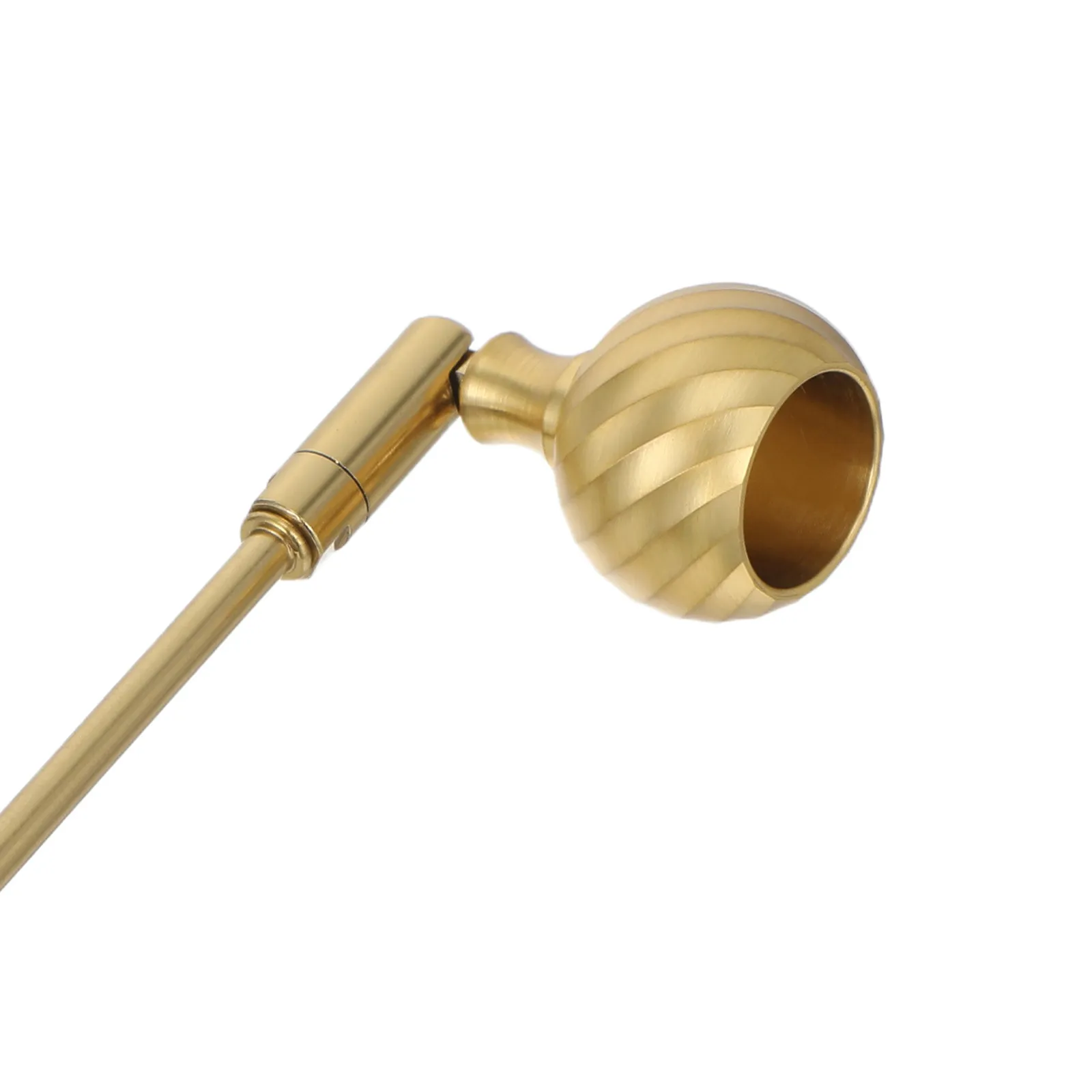 Pumpkin-Shaped Vintage Metal Snuffer Extinguisher Lightweight Bell Tool for Jar Tea Light Candles Mess-Free Flame