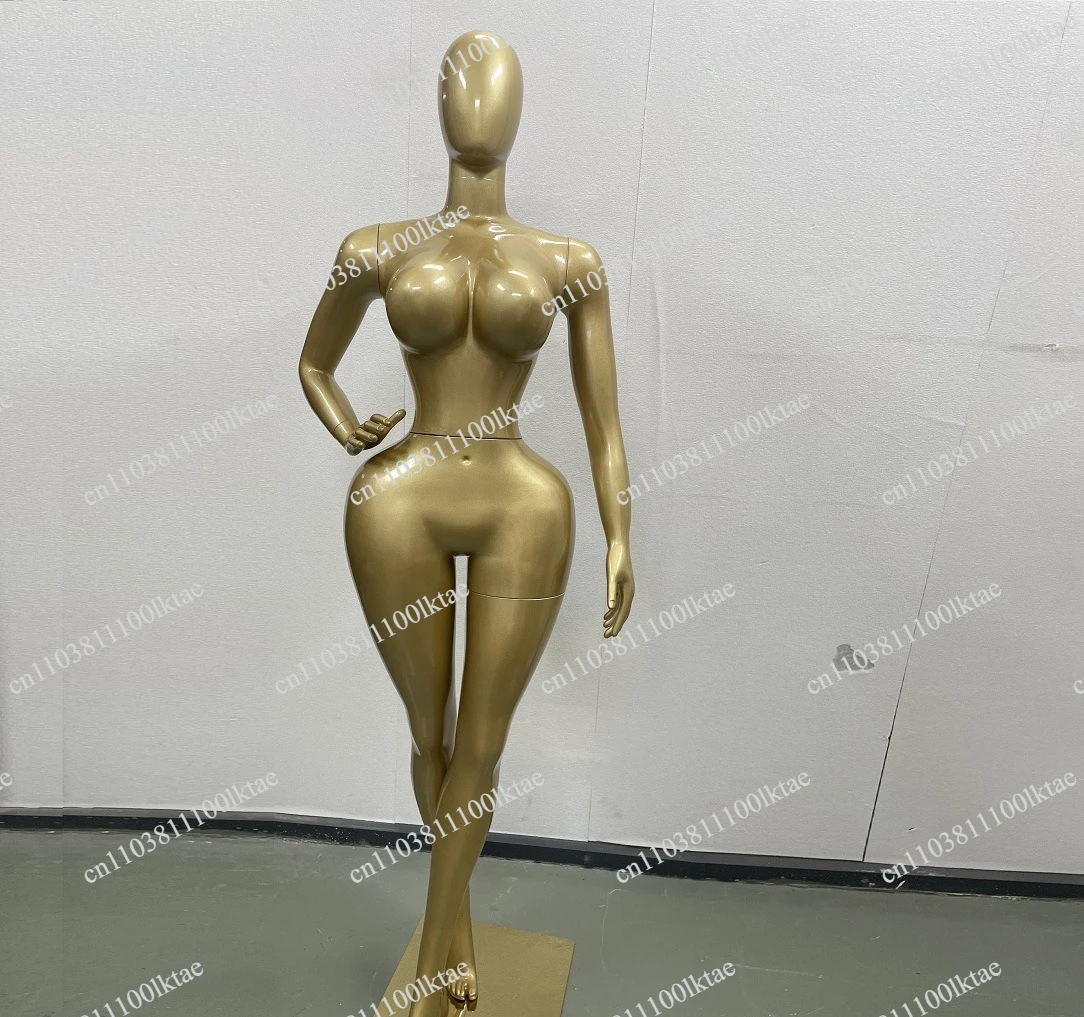 Plus Size Female Model Golden Brazilian Curvy BBL Mannequins Fair