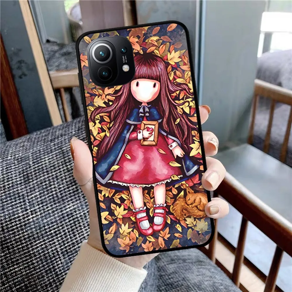 Japan Santoro G-Gorjuss Phone Case For Xiaomi Mi 5X 8 9 10 11 12 lite pro 10T PocoX3pro PocoM3 Note 10 pro lite