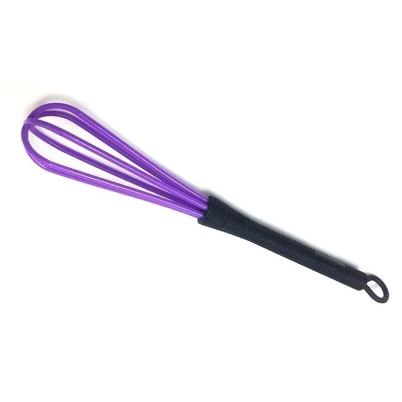 1Pc Portable Manual Eggs Beater Kitchen Baking Plastic Mixing Cream Frothing Tool Hair Salon Hair Dye Mixing Product Wholesale