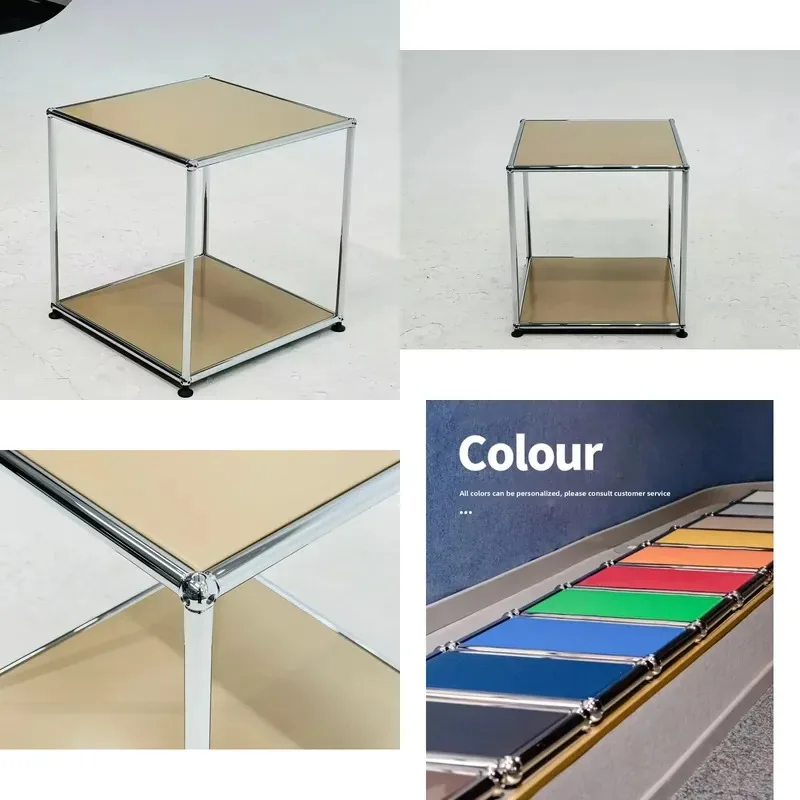 Modular Stainless Steel Cabinet Custom Living Room Display Stand Modern Design Home Furniture Workshop Storage