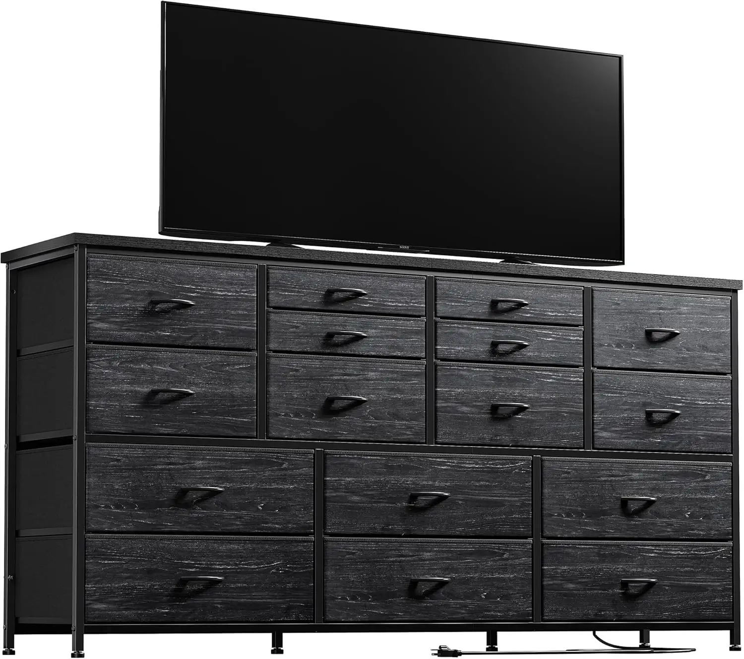 Dresser TV Stand with Power Outlet 60