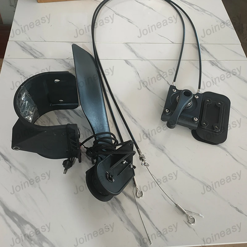 

STLF Rudder Boat Tail Steering System of Fishing Boat Central Console System for Inflatable Sport Boat Surfing Outdoor