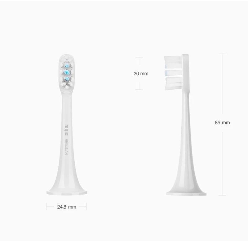Oryginalne wymienne główki szczoteczek sonicznych Xiaomi MIJIA T300 T500 T500C — zdjęcie 7