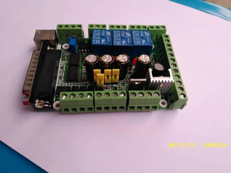 

4/6-осевая интерфейсная плата управления MACH3V2.1 Управление движением Управление станком с ЧПУ Аксессуары для гравировального станка ПЛК