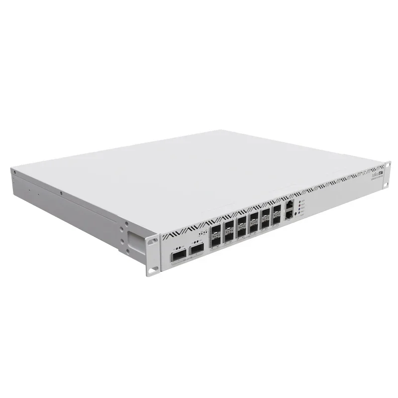 Mikrotik CCR2216-1G-12XS-2XQ Cloud Core Router 100 Gigabit networking with L3 Hardware powerful 16-core CPU 16 GB of RAM 2xM.2