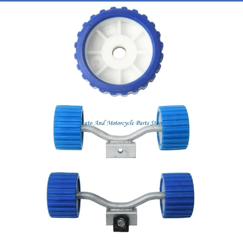 P9FD Yacht Trailer Roller For Boat Keel Support With Adjustable Bracket And Rubber Trailer Hardware