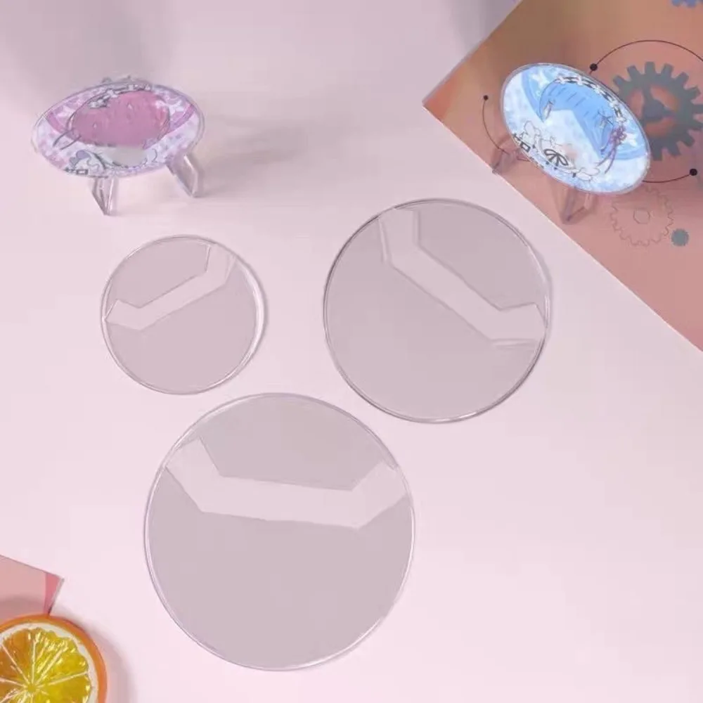 5Pcs Badge Protector Ita Bag Pin Case Anime Transparent Badge Display Sleeve Clear PVC Badge Protective Sleeve Storage Case