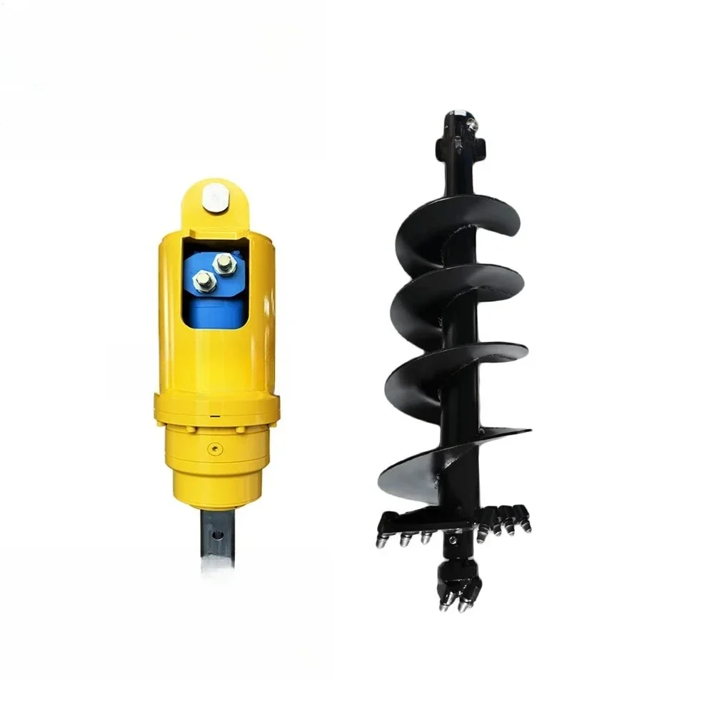 Soil Auger Drill Earth Auger Drilling Machine for Excavator Skid Steer Tractor