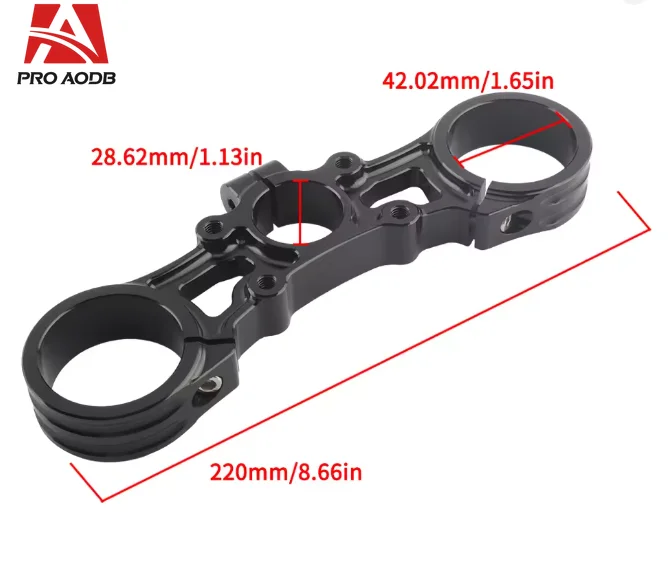 Durable Front Handlebar Bar Riser Mount Bracket Upper Triple Clamp Top Link Plate Bracket Heighten Kit For Surron Light Bee X S