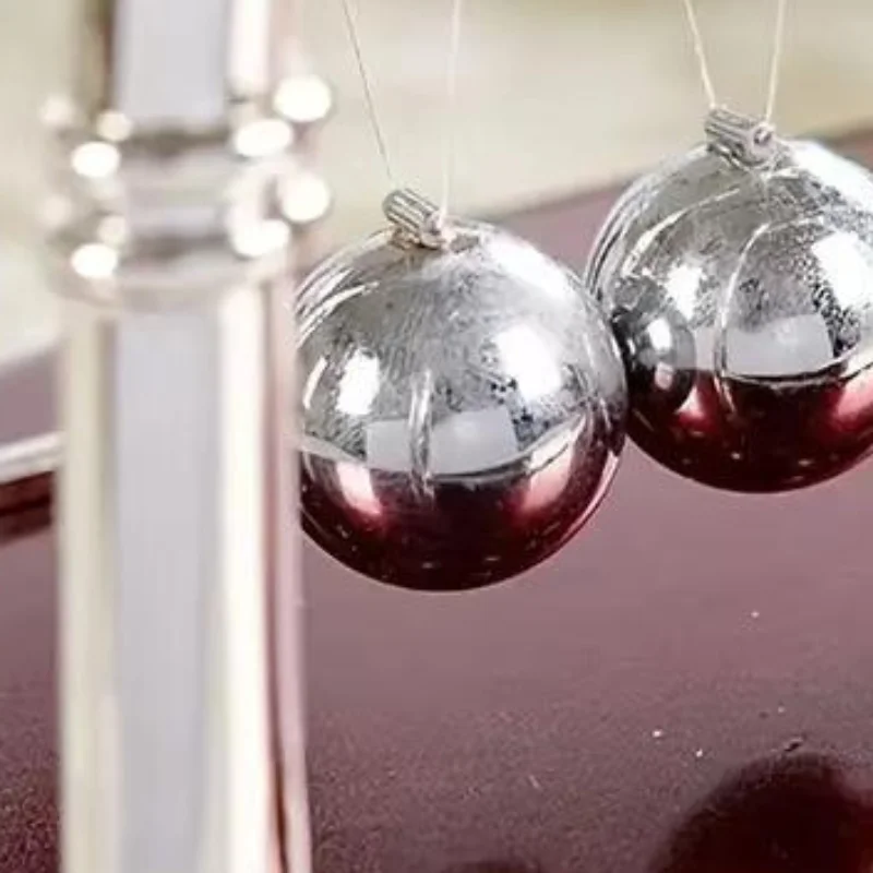Newton Cradle Balance Steel Balls Perpetual Motion Collision Ball School Teaching Physics Science Pendulum Toy Home Decoration