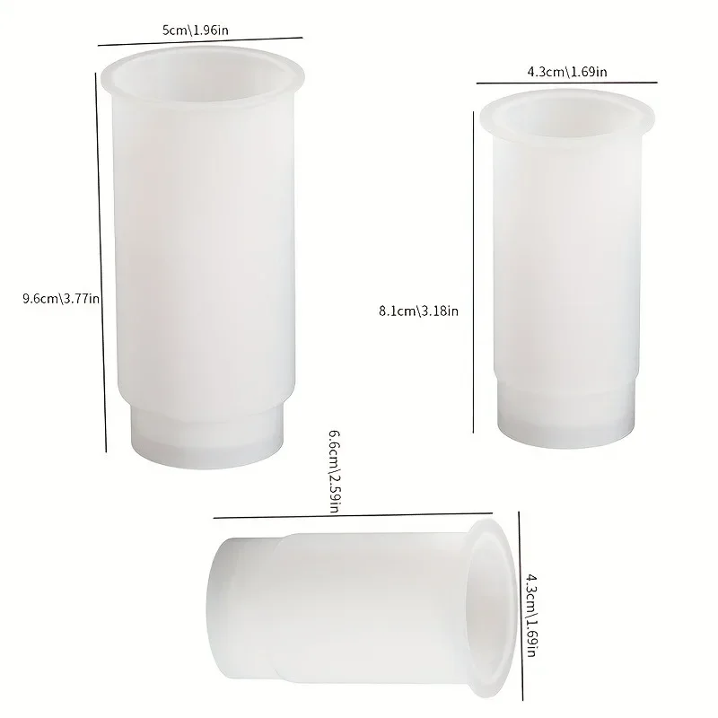 1pcs Heart-shaped Vase Silicone Molds Vase Casting Molds Brand Heart-shaped Test Tube Hydroponic Flower Holder Silicone Molds