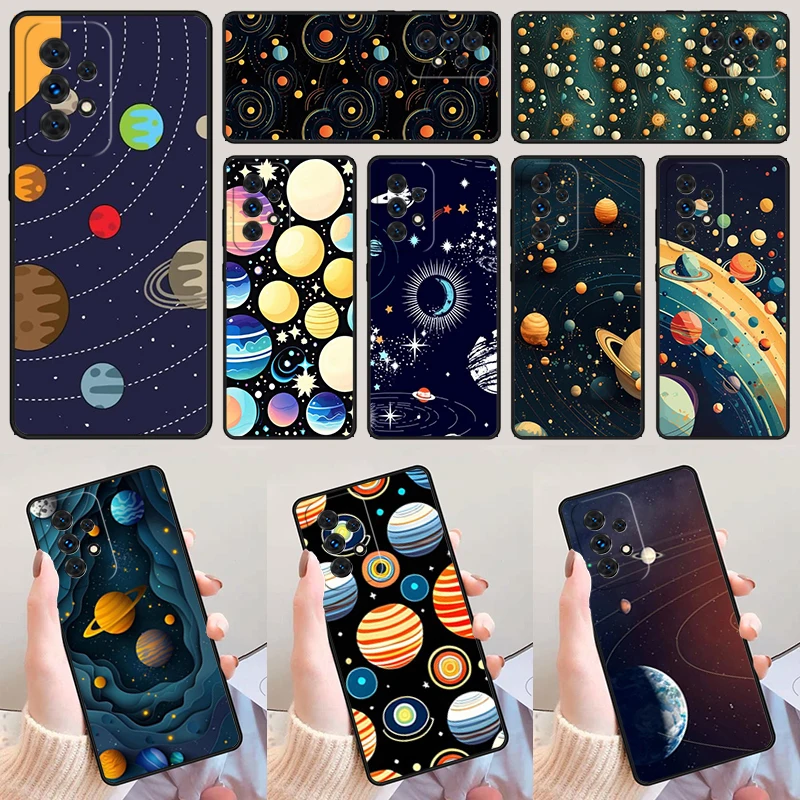 

Modern Solar System - Space For Samsung A52 A72 A73 A20e A21S A50 A70 A11 A12 A42 A31 A40 A51 A71 A32 A80 A91 Phone Case