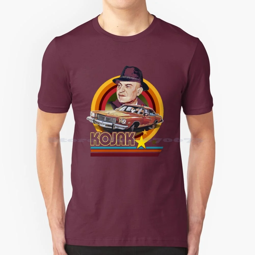 Kojak T Shirt 100% Cotton Tee Kojak Telly Savalas Ya Baby Drama Cbs Lietenant Bobby Crocker Kevin Dobson Detective Policia