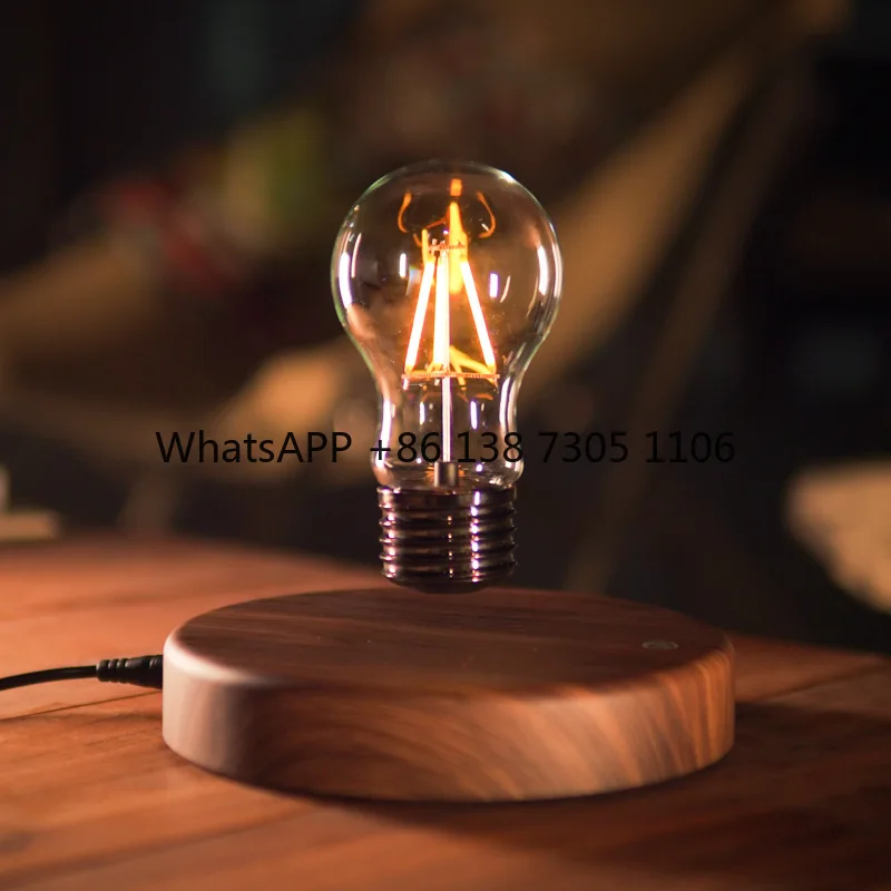 

Maglev light bulb retro night light hanging creative home ornament business gift light luxury