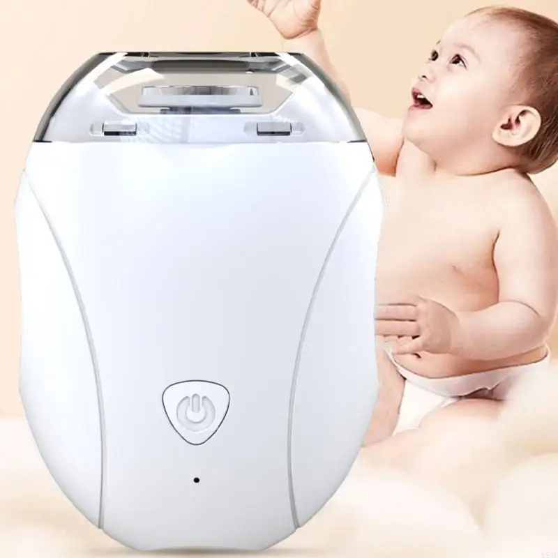 

K8GF Rechargeable Electric Nails Trimmer for Baby and Children with Night Light Feature low Noise 3-gear Speed Adjust