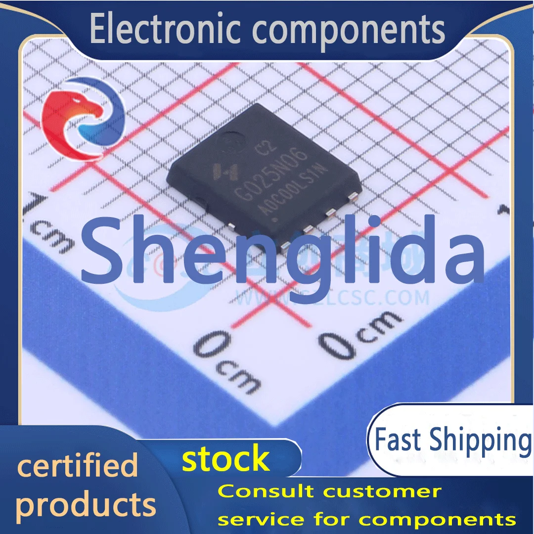 Transistpackage PDFN8L (5x6) transistor efek lapangan (MOSFET) tempat baru 1 buah