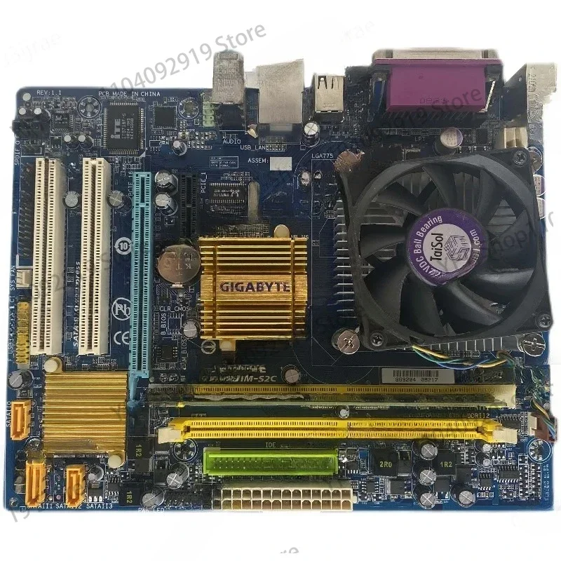 Gigabyte-placa principal de GA-G31M, compatible con HL, Cassette, CPU, ventilador de memoria