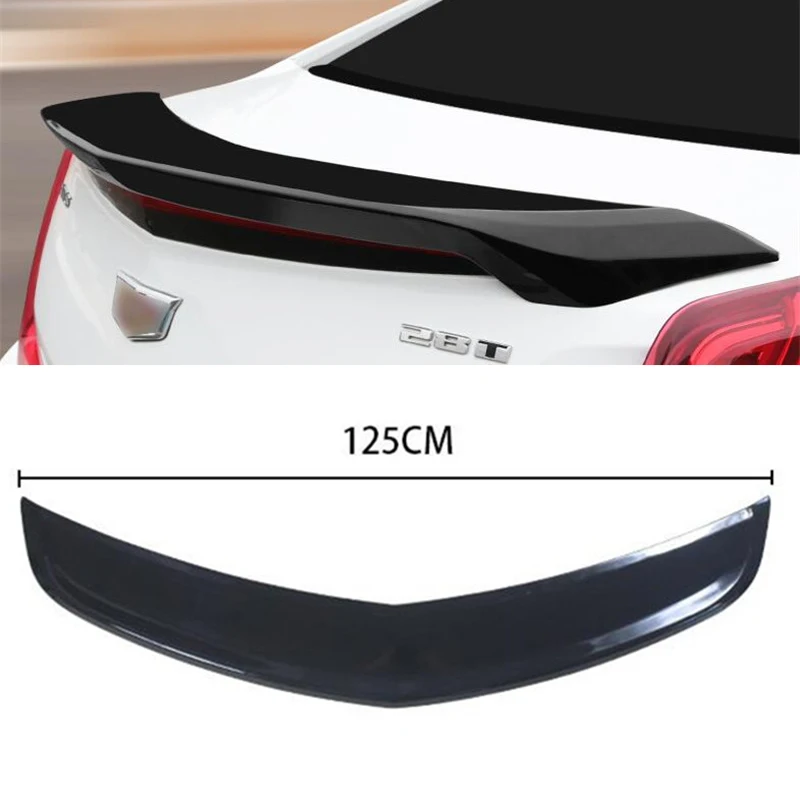 CEYUSOT FOR Auto Parts Spoiler Cadillac XTS Car Trunk Rear Lip Wing Tail Decorative ABS Material COLOR Spoiler NEW XTS 2018-ON