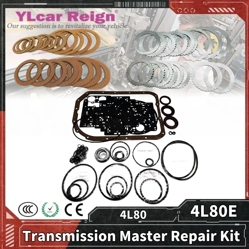 4L80E 4L80 Automatic Transmission Master Rebuild Oil Seal Repair Overhaul Rebuild Kit For GM Chevrolet Chevy Car Accessories