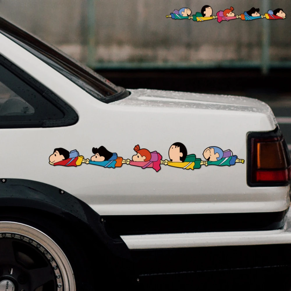 

Cute Crayon Xiaoxin Flight Creative Stickers Suitable for Car Laptop Window Decorative Stickers