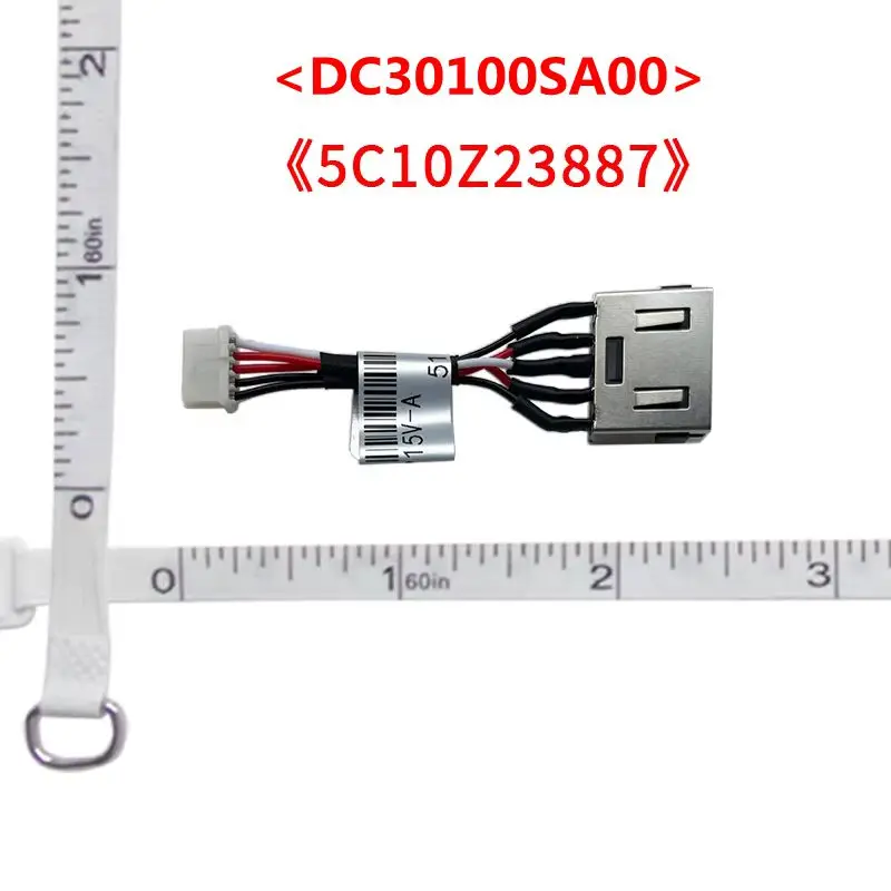 DC Power Jack with Cable For Lenovo ThinkPad T15p P15v T15p Gen 1 2 3 DC30100S900 DC30100SA00 Laptop DC-IN Charging Flex Cable