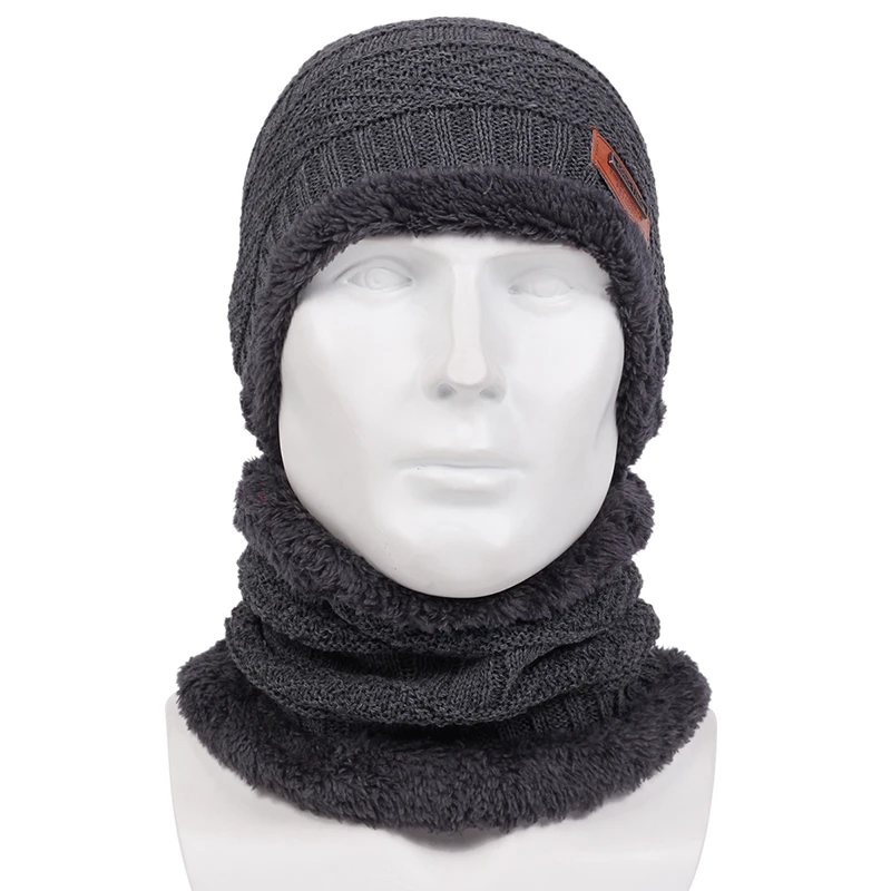 Winter Warm Hat Skullies Beanies Hats Winter Beanies For Men Women Wool Scarf Caps Balaclava Mask Bonnet Knitted Hats Gorras