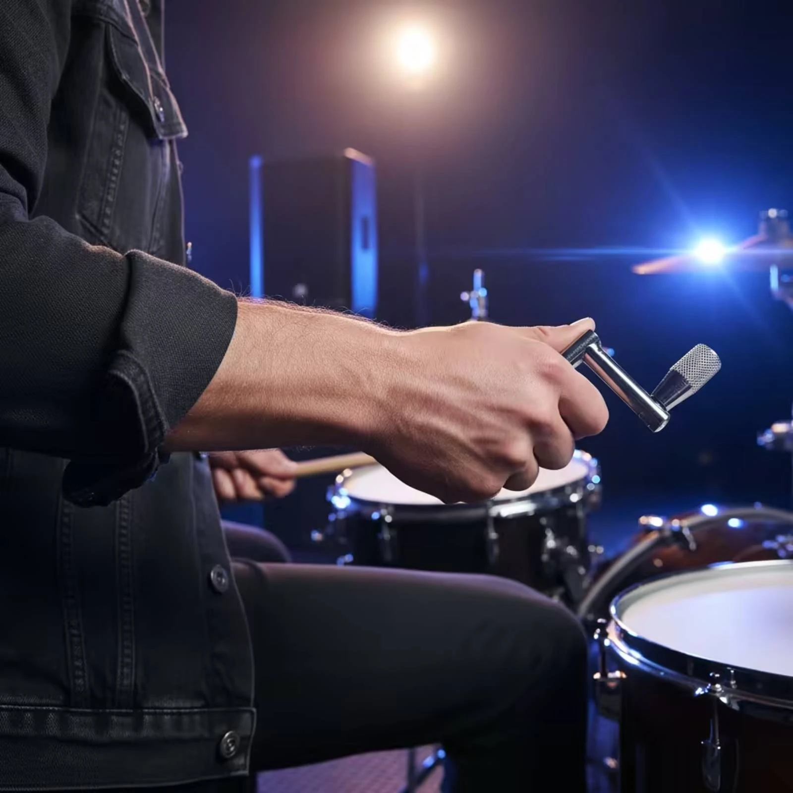 Drum Tuning Key Z-Shaped Drum Key Tool Compact Metal for Drummers, Stage, Rehearsal Rooms