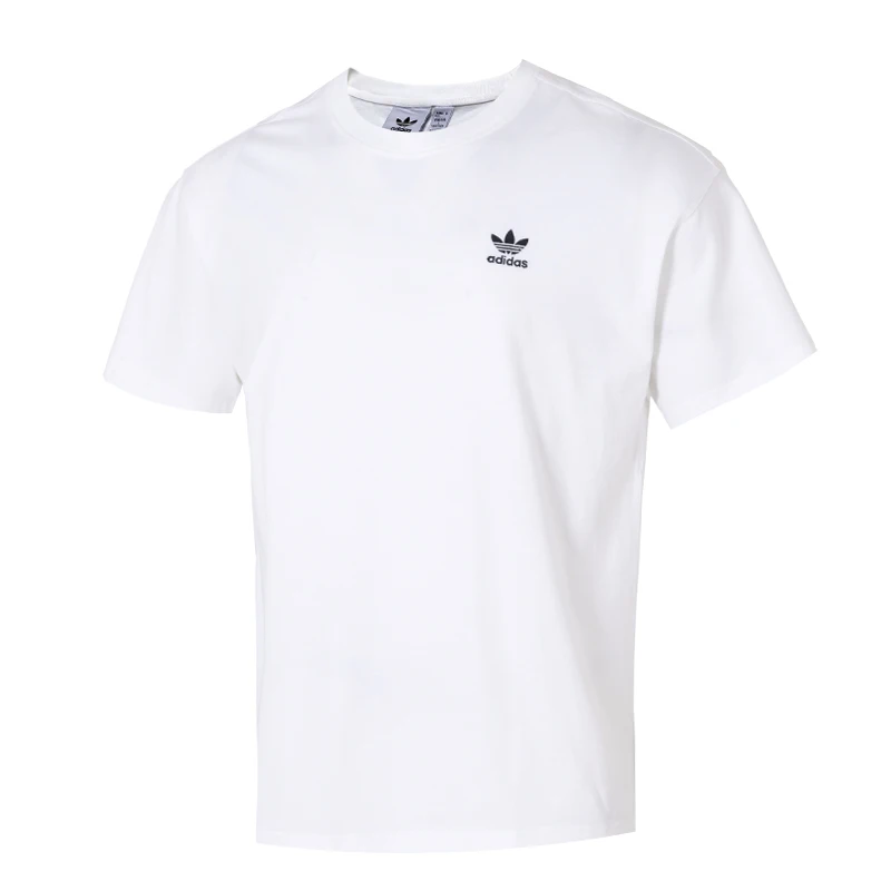 

Adidas (Adidas Clover Men's and Women's Fashionable Couple Round Neck Short-Sleeved T-Shirt Slim Casual Sportswear Jd0373