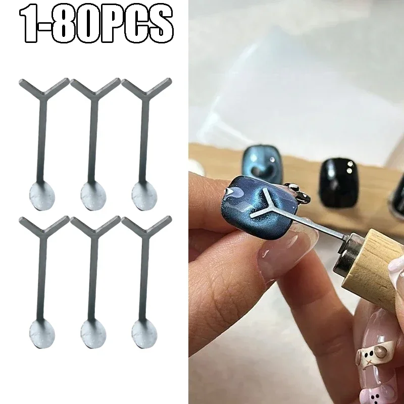 

Cat Eye Nail Art Magnet Set with 3D Heart Shaped Magnet Create Stunning Love Designs on Fingertips Professional Nail Tool