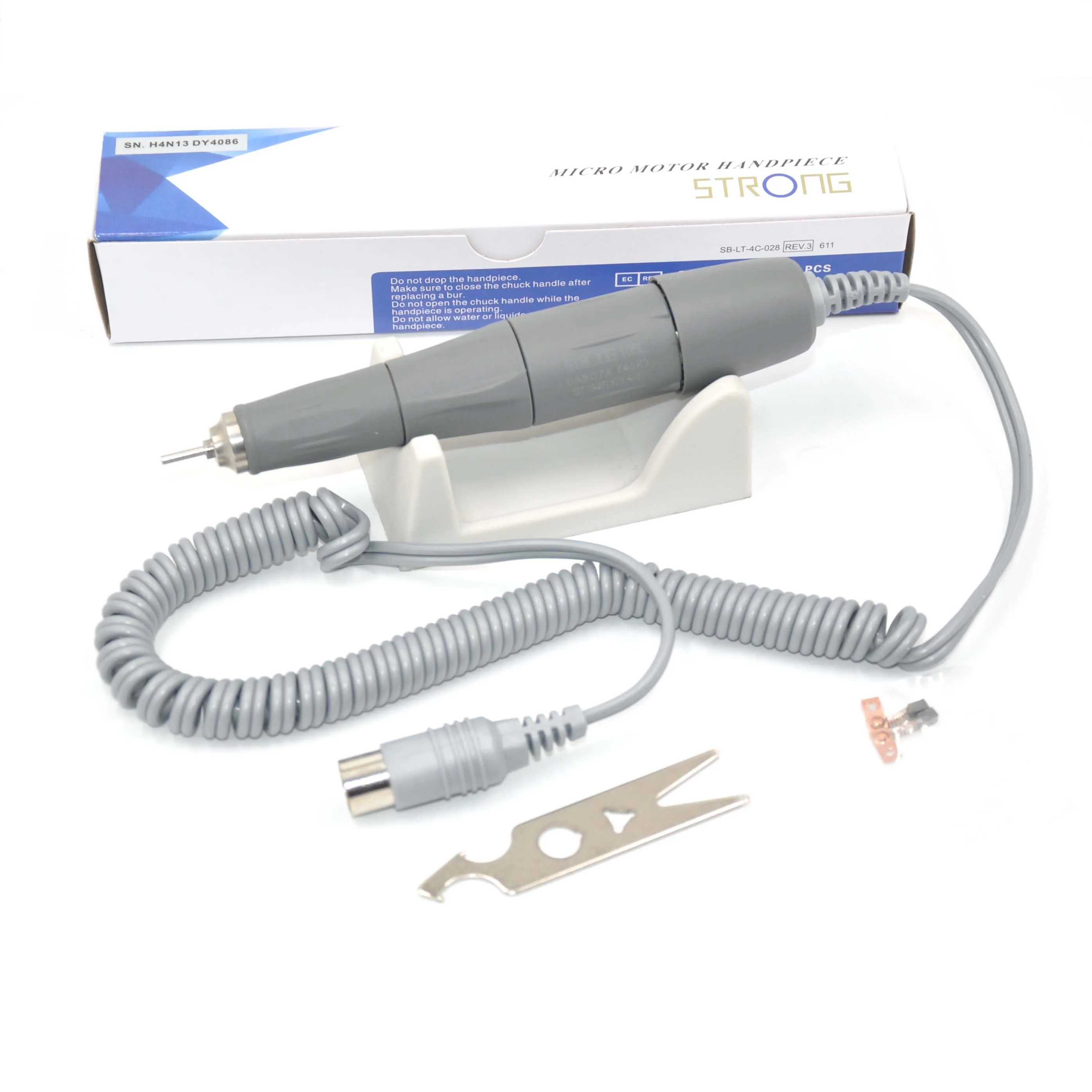 40K RPM Handpiece Dental Lab SMT MARATHON STRONG 105L 210 Micromotor Nail Drill Handpiece Polishing Machine 2.35mm