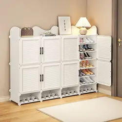 Modern Shoerack Shoe Rack Home Corredor Armários Móveis Para Sala De Estar Organizadores De Armazenamento Espaço Salvar Sandálias Das Mulheres Armário