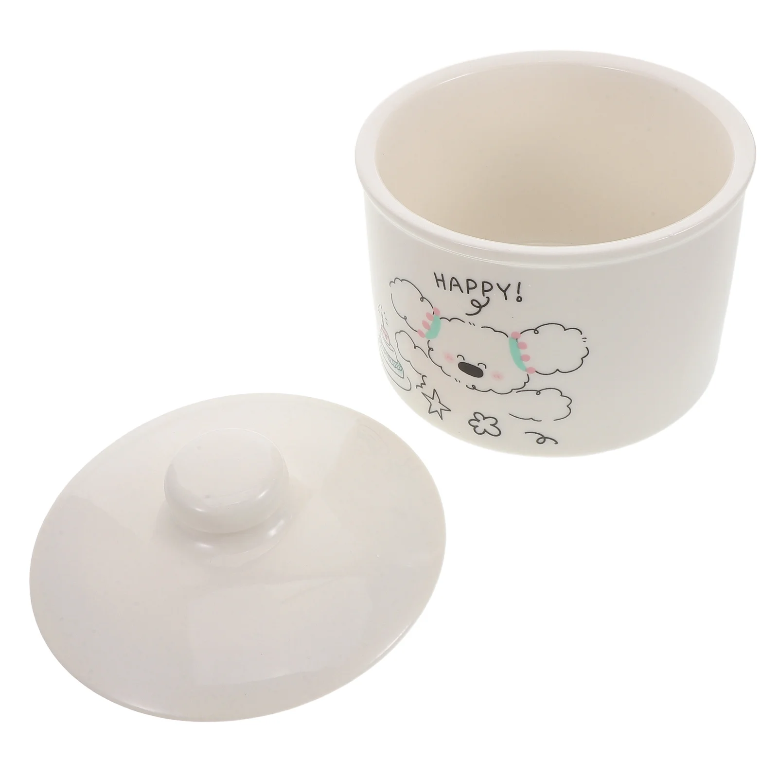 

Ceramic Stew Pot Small Cooker Steaming Bowl Soup Serving Bowl with Lid for Egg Custard Bird's Nest Tonic Slow Cooking Kitchen