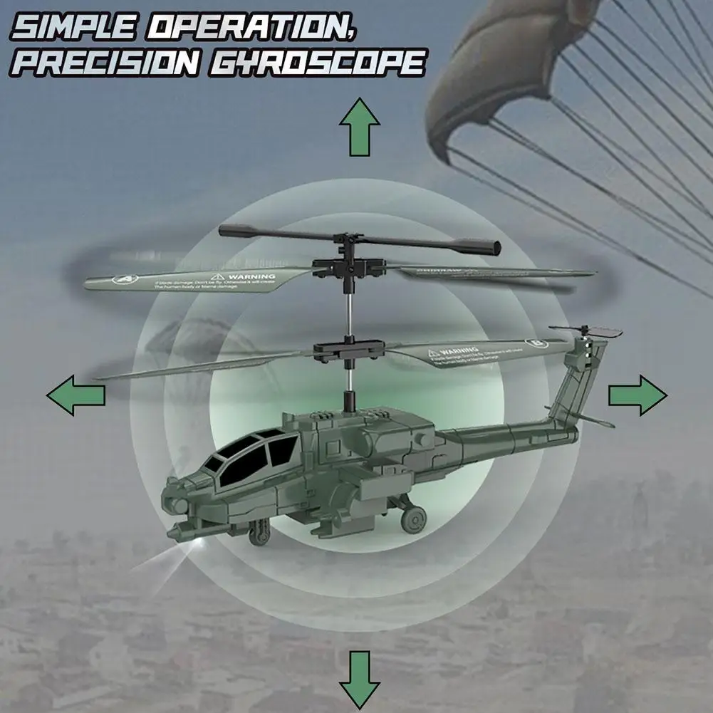 Remote-controlled Helicopter Drop-resistant Toy Model With Gyroscope