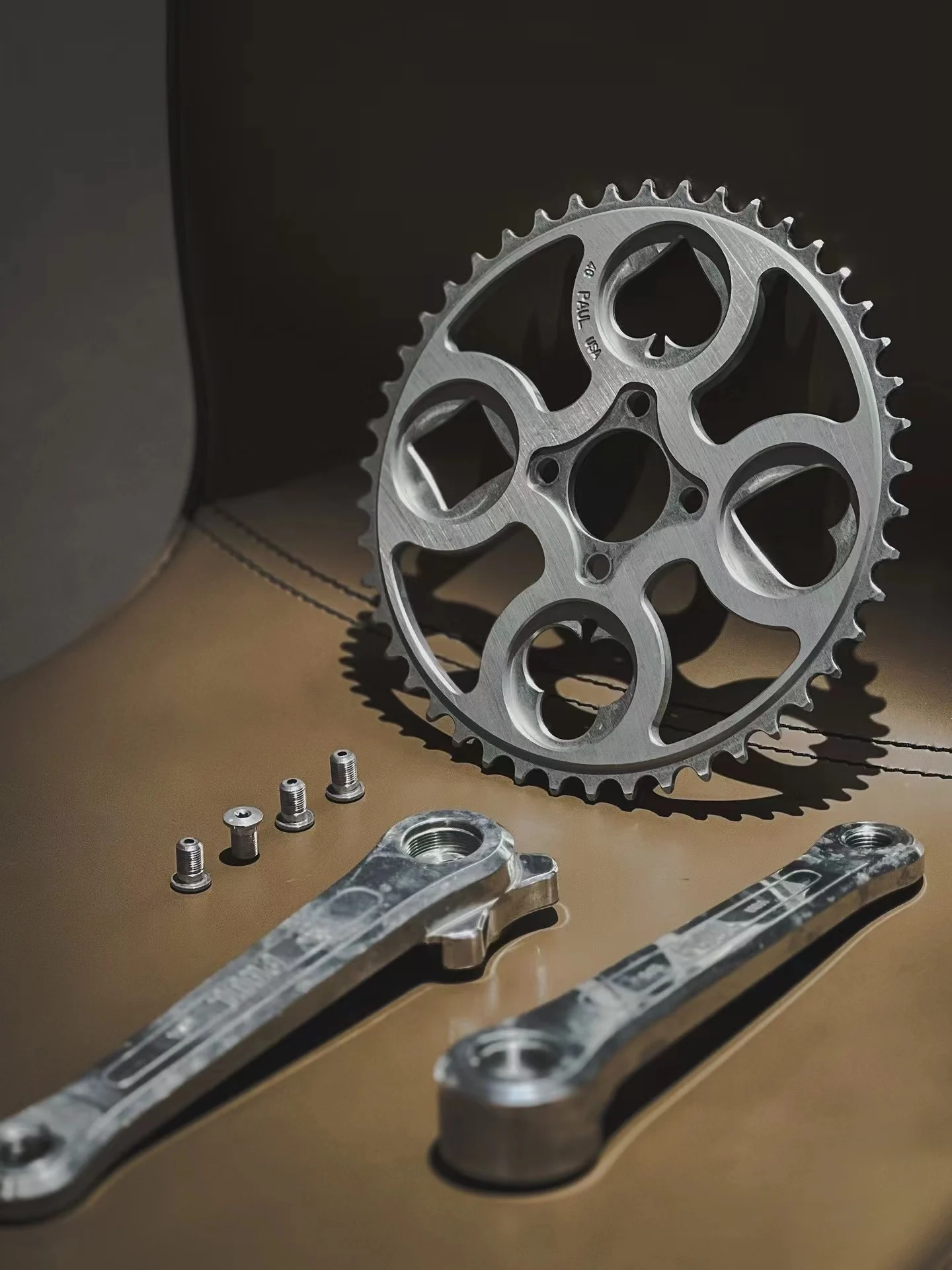 Poker Cranks Return to the ancients Chainrings 46T Limited and out of print