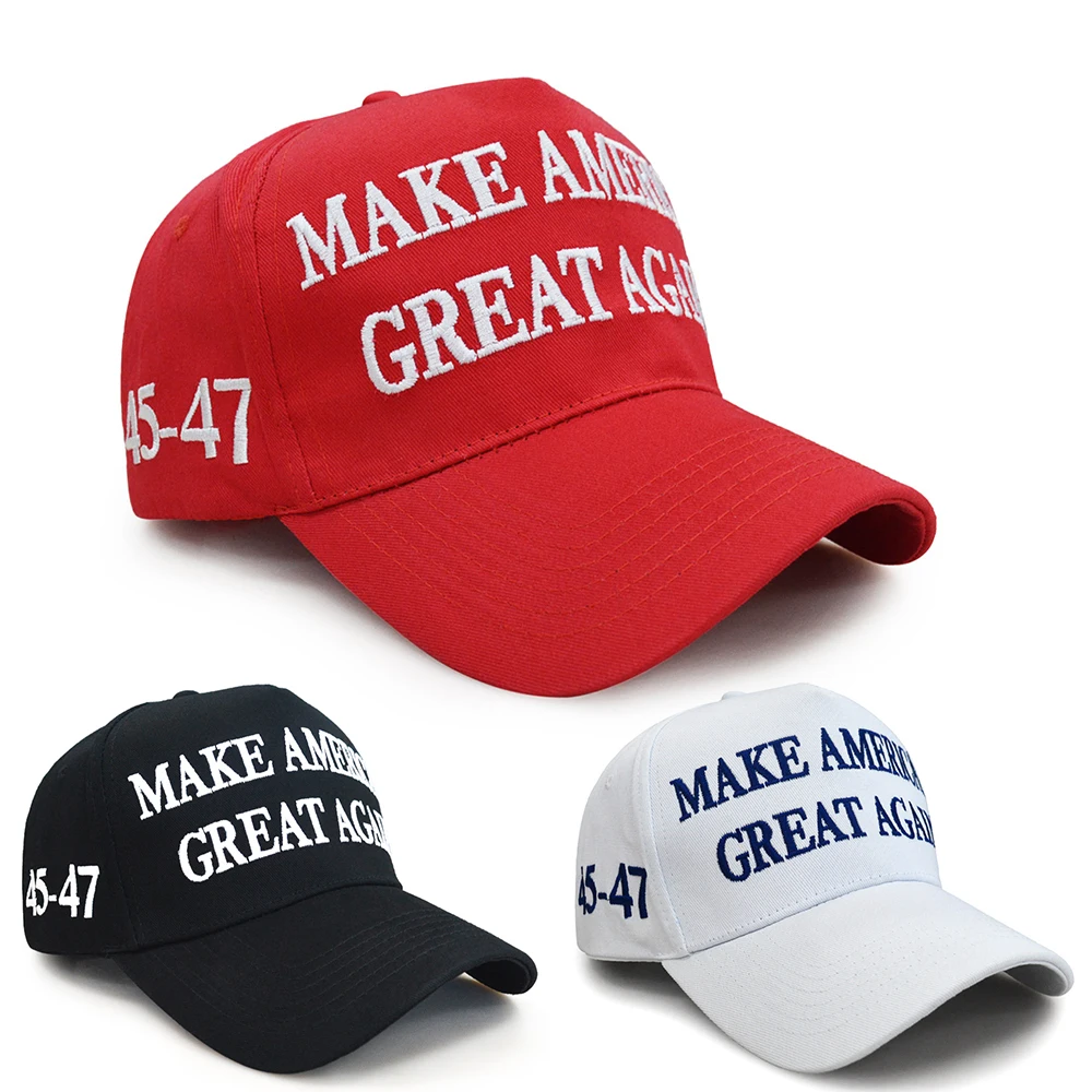 2024 Donald Trump Merchandise MAGA American Trucker Hat Great Again Make America Great Again Slogan USA Flag Baseball Cap